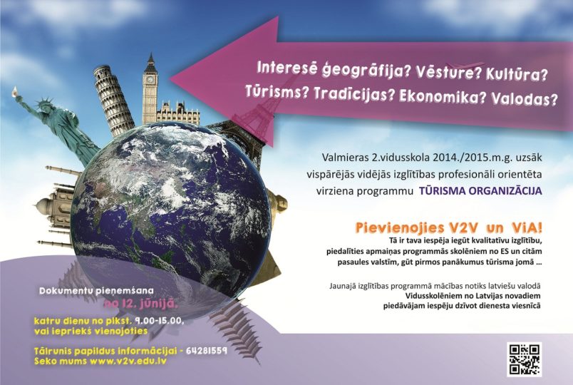 Tūrisma organizācijas programma 10. klasē