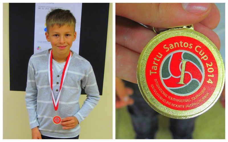 Tartu Santos Cup 2014 laureāts Ņikita Cepeļevs