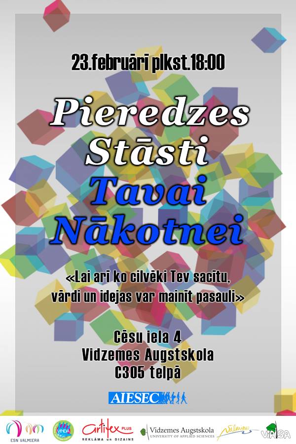 “Pieredzes stāsti tavai nākotnei”