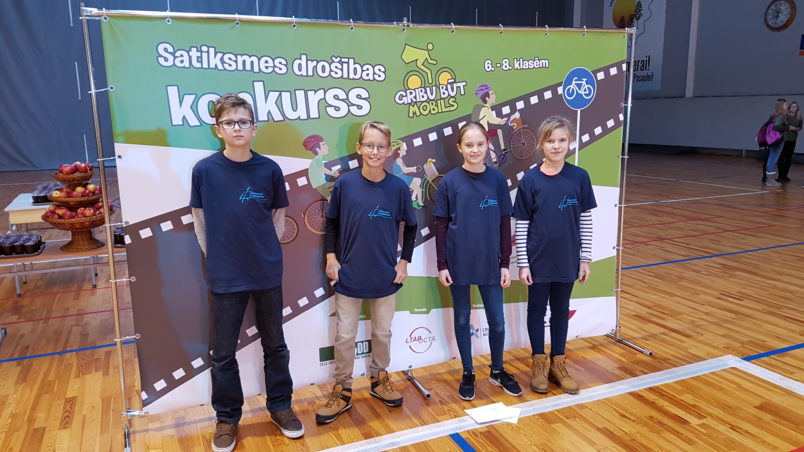 Komandas “Dekster”  dalība CSDD konkursā „Gribu būt mobils!”