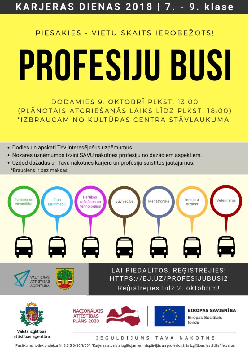 7.-9. klašu PROFESIJU BUSI