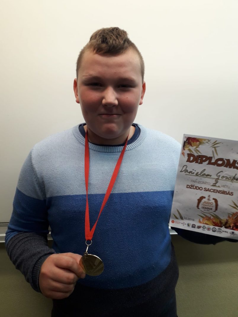 Sveicam DŽUDO SACENSĪBU LAUREĀTU – DANIELU GOROBECU