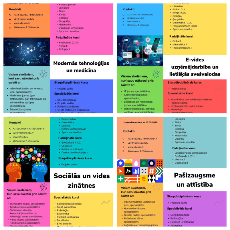 Esi gaidīts skolā (uzņemšana, 1., 7., 10. klasēs)