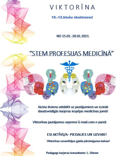 “STEM profesijas medicīnā!”
