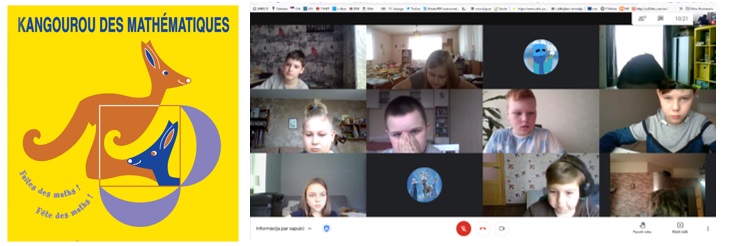 Smeļamies pieredzi piedaloties konkursā ”Ķengurs 2021”.