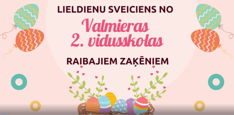 Sākumskolas bērnu apsveikums Lieldienās