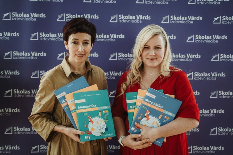 Mūsu skolas skolotājas mācību grāmatas līdzautore un redaktore