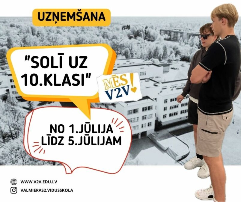 Uzņemšana 10.klasēs 2024./2025.m.g.