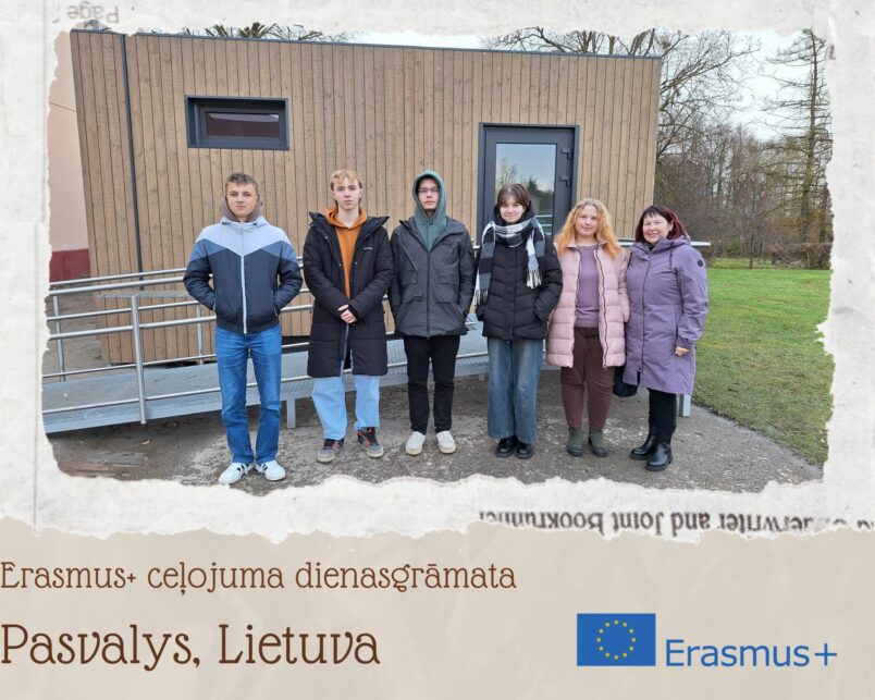 Erasmus+ projekta ietvaros esam Lietuvā