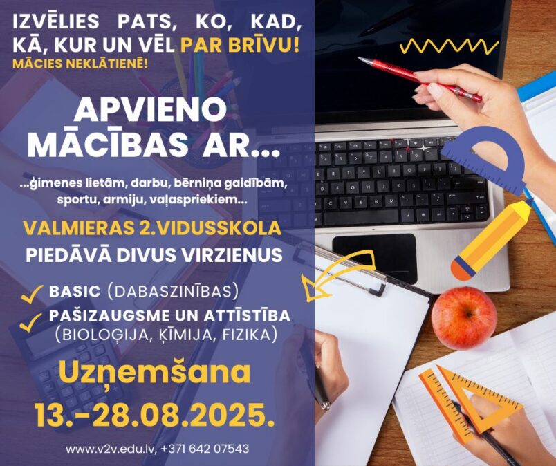 Uzņemšana neklātienē no 13.-28.08.2025.