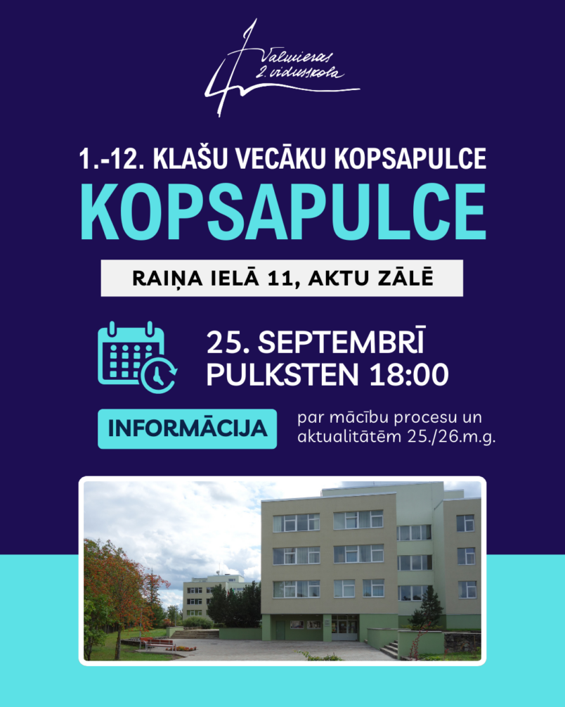 1.-12.klašu vecāku kopsapulce